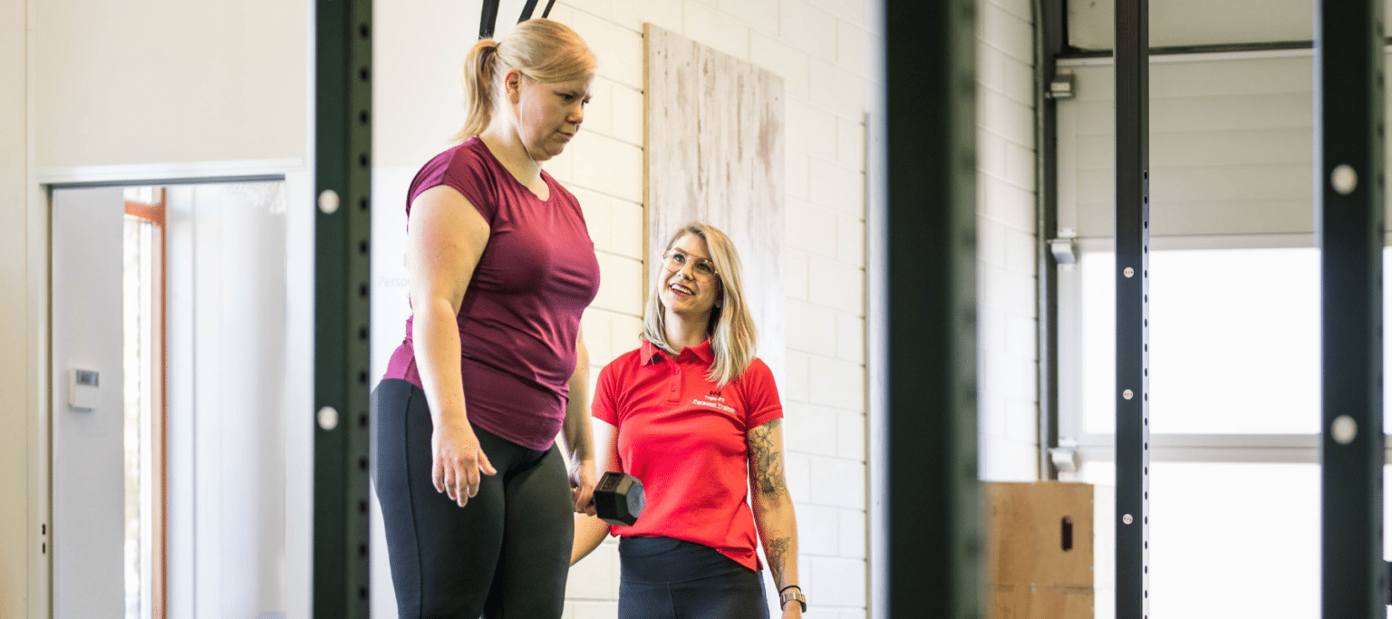 Afvallen met personal trainer robin