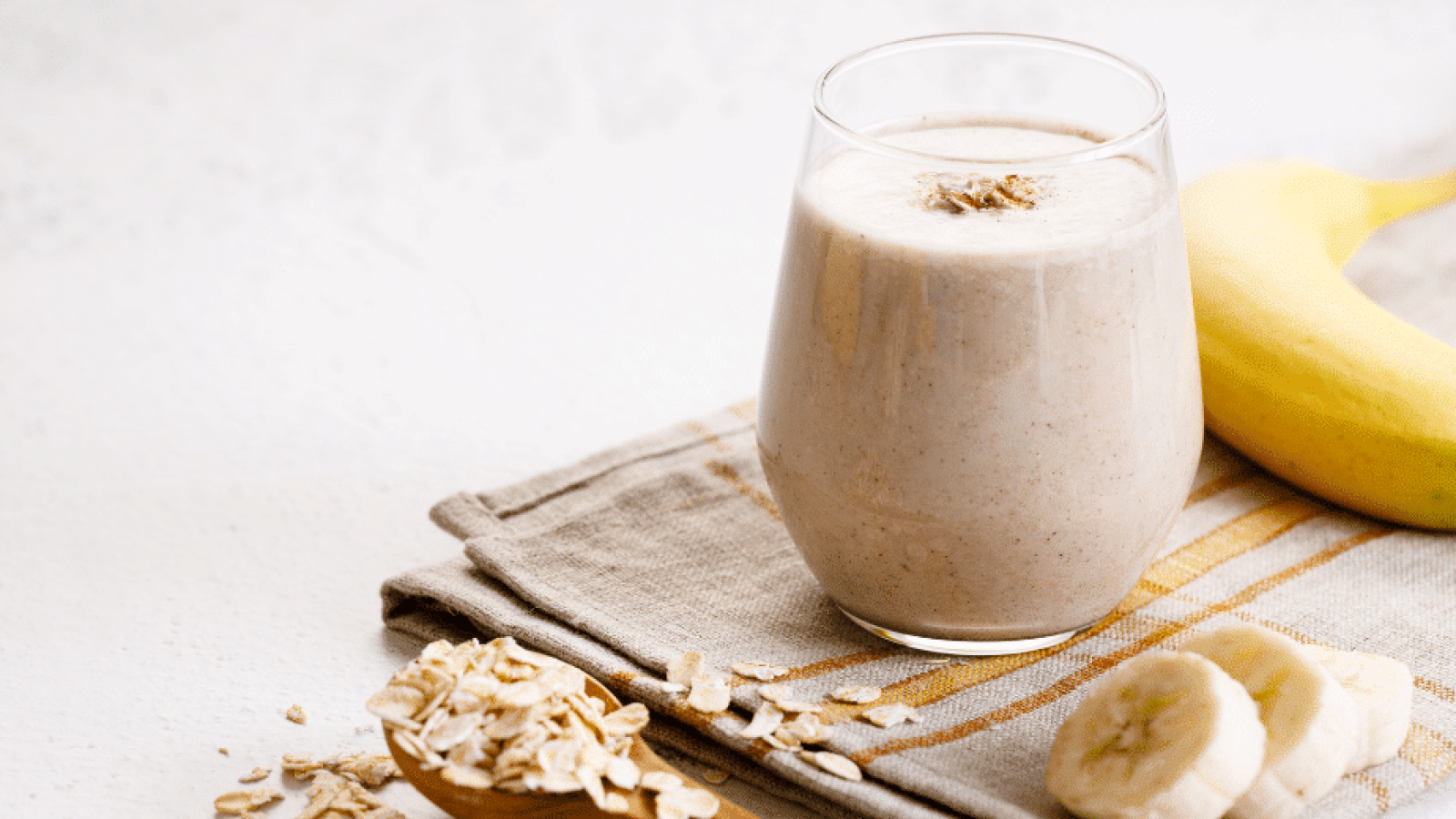 Heerlijke banaan mango smoothie